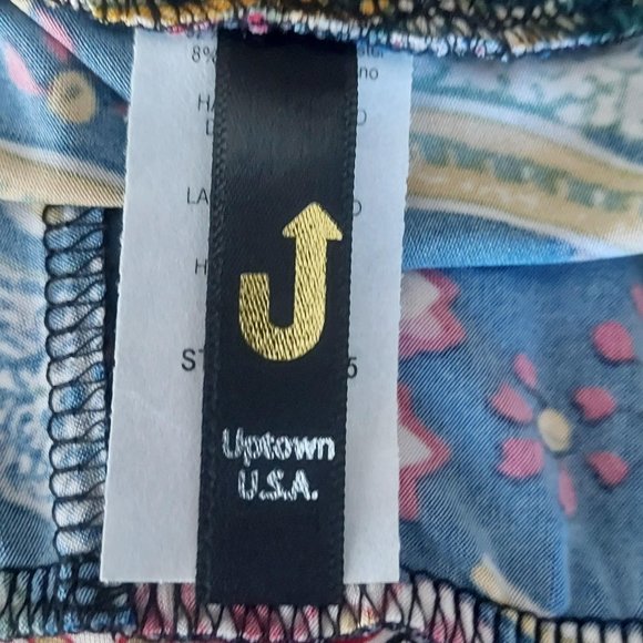 Uptown USA Women’s Fold Over Waist Wide Leg Palazzo Pants Size Small NWOT - Picture 6 of 7